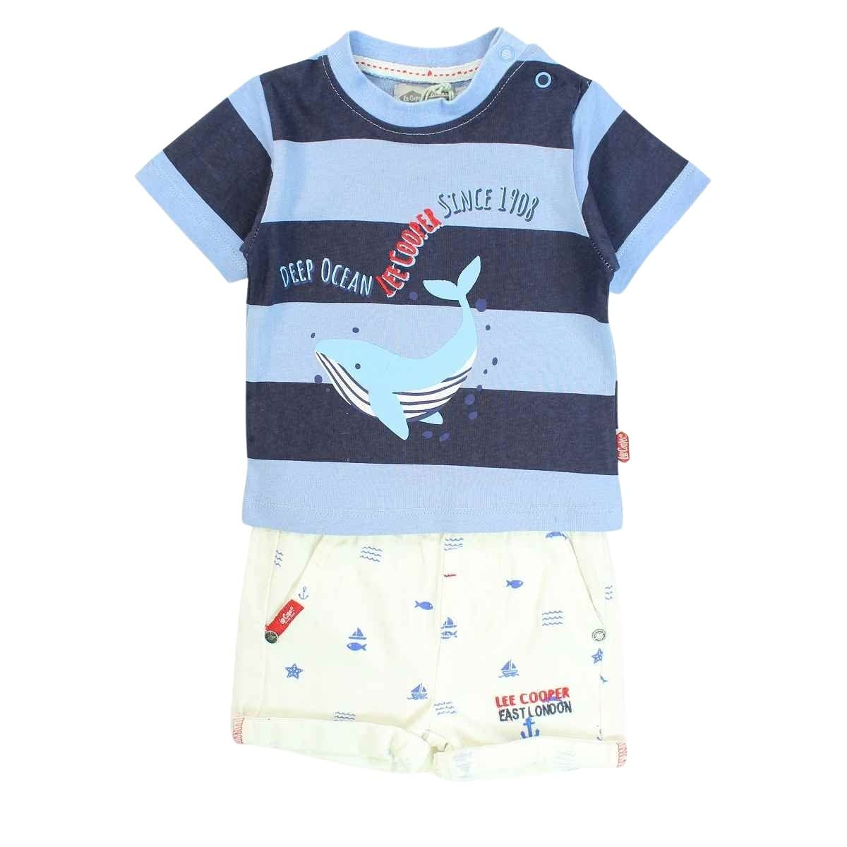 Disney LC Ik 1823 S2-3m Conjunto, Azul Marino, 3 para Niños