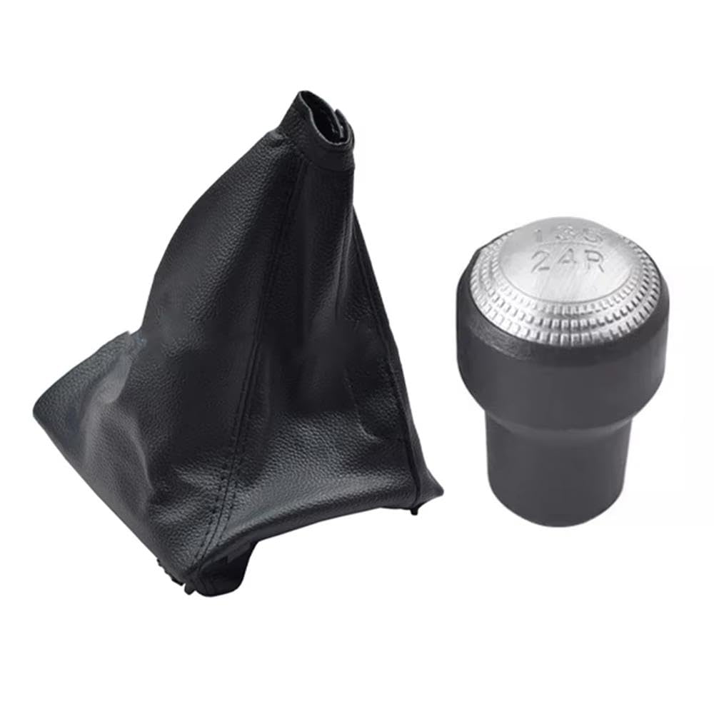 YDXHERTA 1 Set 5 Speed Manual Gear Shift Knob Shifter Gaiter Set for Hyundai for Getz 2002-10 Car Interior Accessories Auto Parts