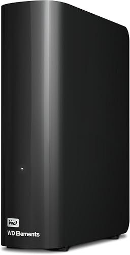 WD 10TB Elements External Hard Drive, Desktop HDD storage, USB 3.0 compatible, Fast Transfer rates, Easy add on storage for all your pictures, videos, music and documents, Black - 7