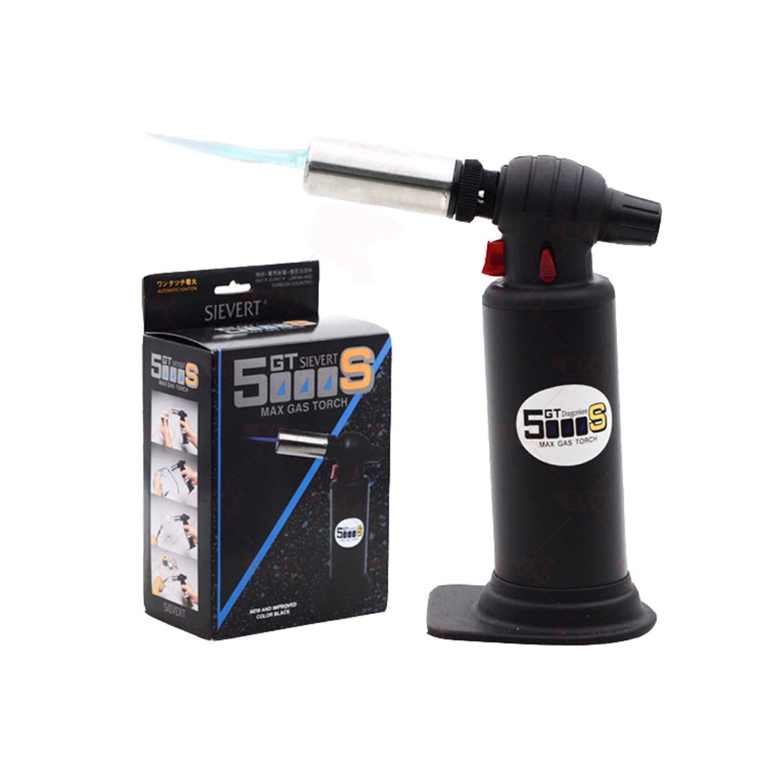 Flamme Réglable de Briquet Butane de Cuisine de Chalumeau avec La Serrure de Sécurité Appropriée a La Fonte d'or/Soudure
