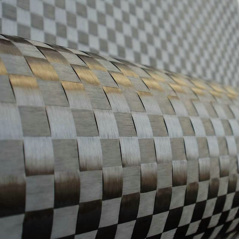 50 x 100 cm 12 K 200 g 8 x 8 mm Tissu en fibre de carbone stretch uni grand plaid en fibre de carbone