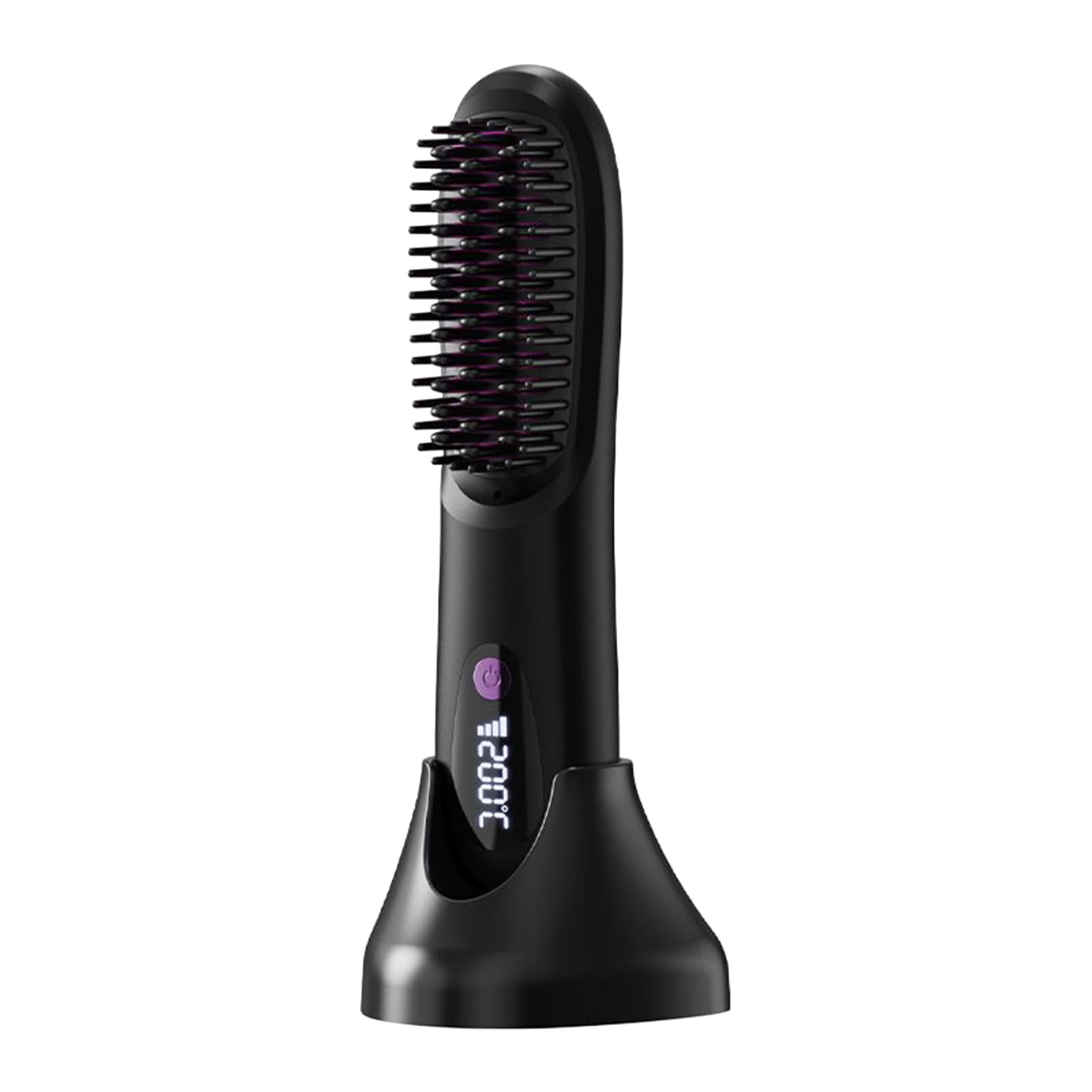Cepillo Alisador De Cabello Recargable 2500 mAh 3 Temperaturas Ajustables | Alisador De Pelo Inalámbrico Para Viajes Protección antiquemaduras para diario, viajes, hogar, salón y