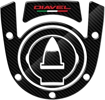 Fuel Tank Gasket for Du&Cati Diavel Models Carbon-Look Motorcycle Fuel Cap Tank Pad Protection Decals Fuel Tank Sticker