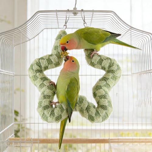Corde d'escalade pour hamster jouet pliable perroquet conure ara - 4