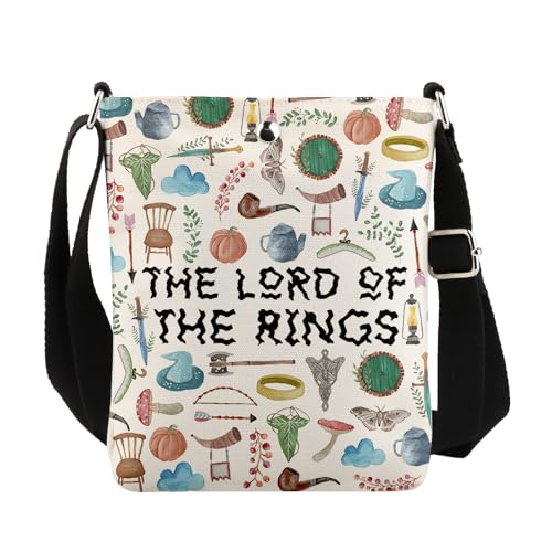 VAMSII Ring Movie Crossbody Bag Movie Fans Inspired Gift Movie Merch Green Leaves Fans Gift