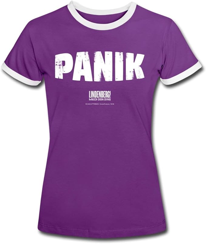 Spreadshirt Lindenberg! Mach Dein Ding! Panik Frauen Kontrast T-Shirt