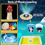 UNGLINGA 300+ Expériences Kits scientifiques pour les enfants Projet éducatif S.T.E.M. Jouets d'anniversaire, Idée cadeaux pour les garçons filles, Volcan, Cristal Growing, Chemistry Set