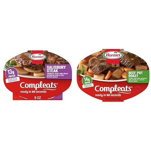 HORMEL COMPLEATS Salisbury Steak and HORMEL COMPLEATS Beef Pot Roast