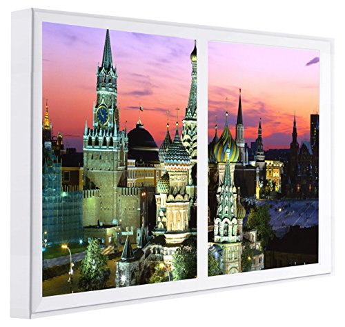 Tableau de Saint-Basile rétroéclairé en bois multicolore de 80 cm