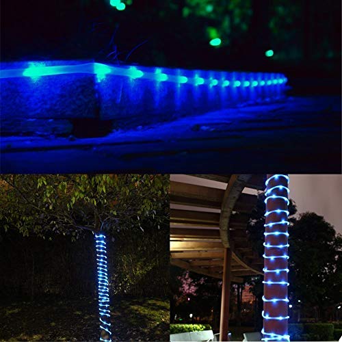 XUNATA LED Solar Lichterschlauch 10M 100 LEDs Lichter IP65 Wasserdicht Schlauchlicht Lichtschlauch für Garten, Weihnachten, Hochzeit, Party – Bild 4