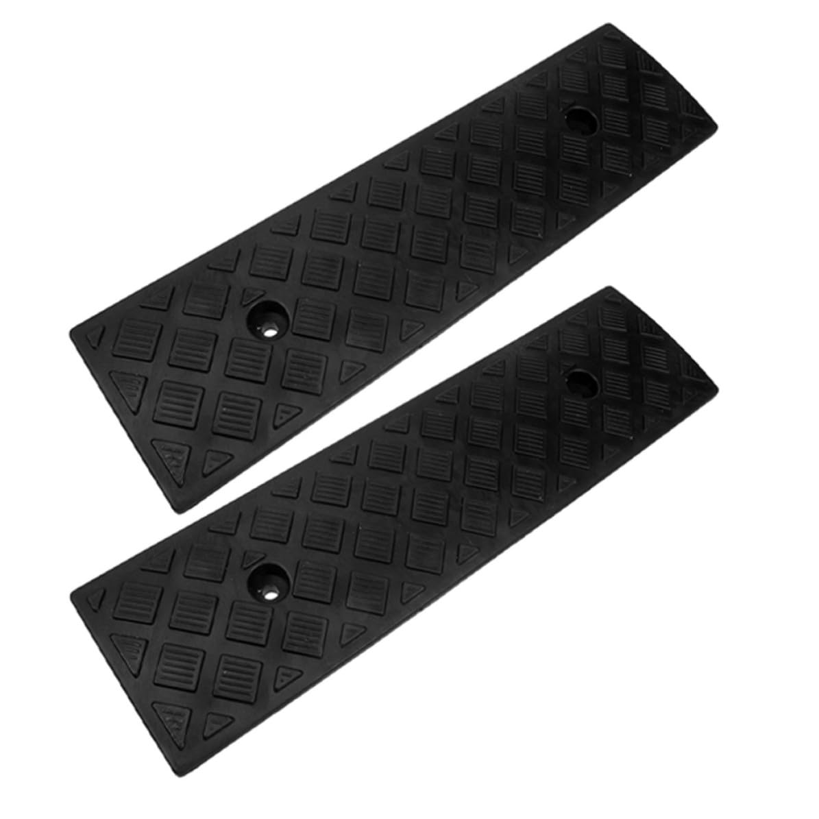 Rampas de puerta resistentes a la presión con relieve antideslizante para umbrales exteriores