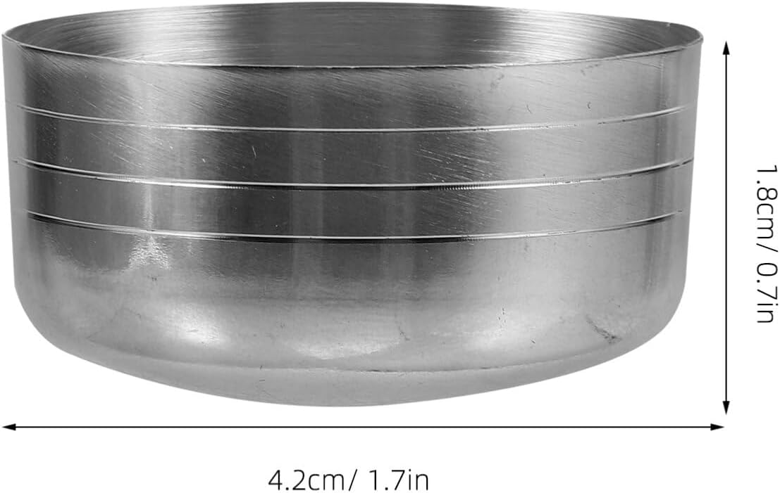 MAGICLULU Stainless Steel Cocktail Shaker Lid Splash Proof Replacement Cover 1.65X1.65X0.90In Bar & Home Bartender Shaker Cup Cap image 3