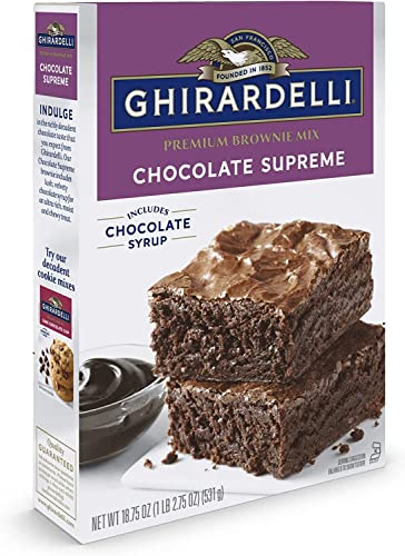 Image of Ghirardelli Chocolate Supreme Brownie Mix, 18.75 Oz