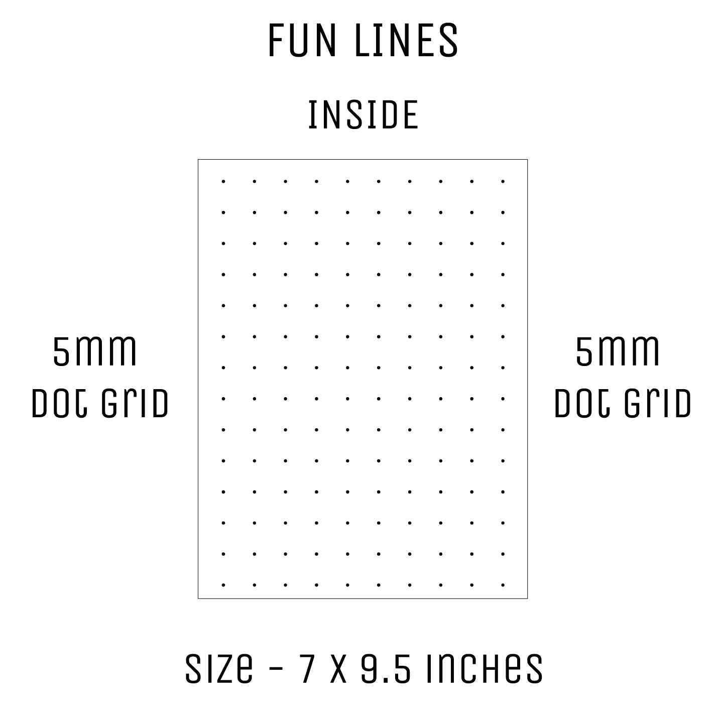 Fun Lines Premium Hardbound diary I Grid Notebook I Hardcover Sketchbook I Thick Paper I B5 I 120 GSM I 160 Pages I Flat Lay - Plastic Cover - Wire Bound (Blue & Yellow, Dot Grid) 1