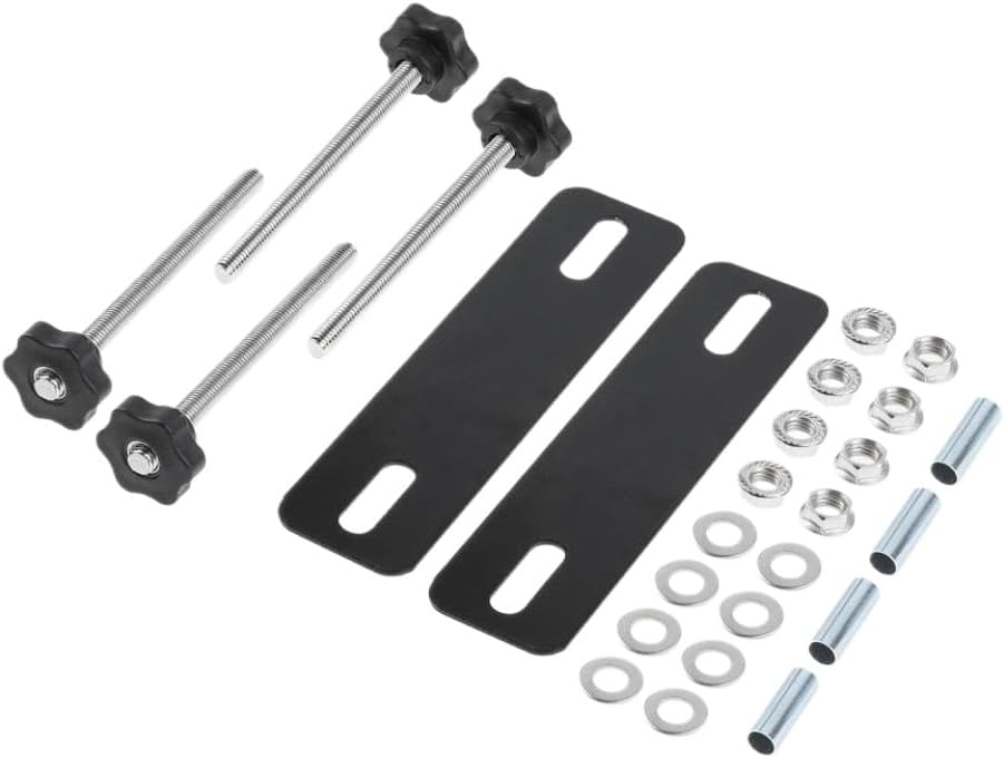 Hoping Black Car Mounting Pins Base Plates Kits for Traction Boards Fits All Recovery Tracks with 4 72 6 69 in 12 17 Cm Hole Spacing