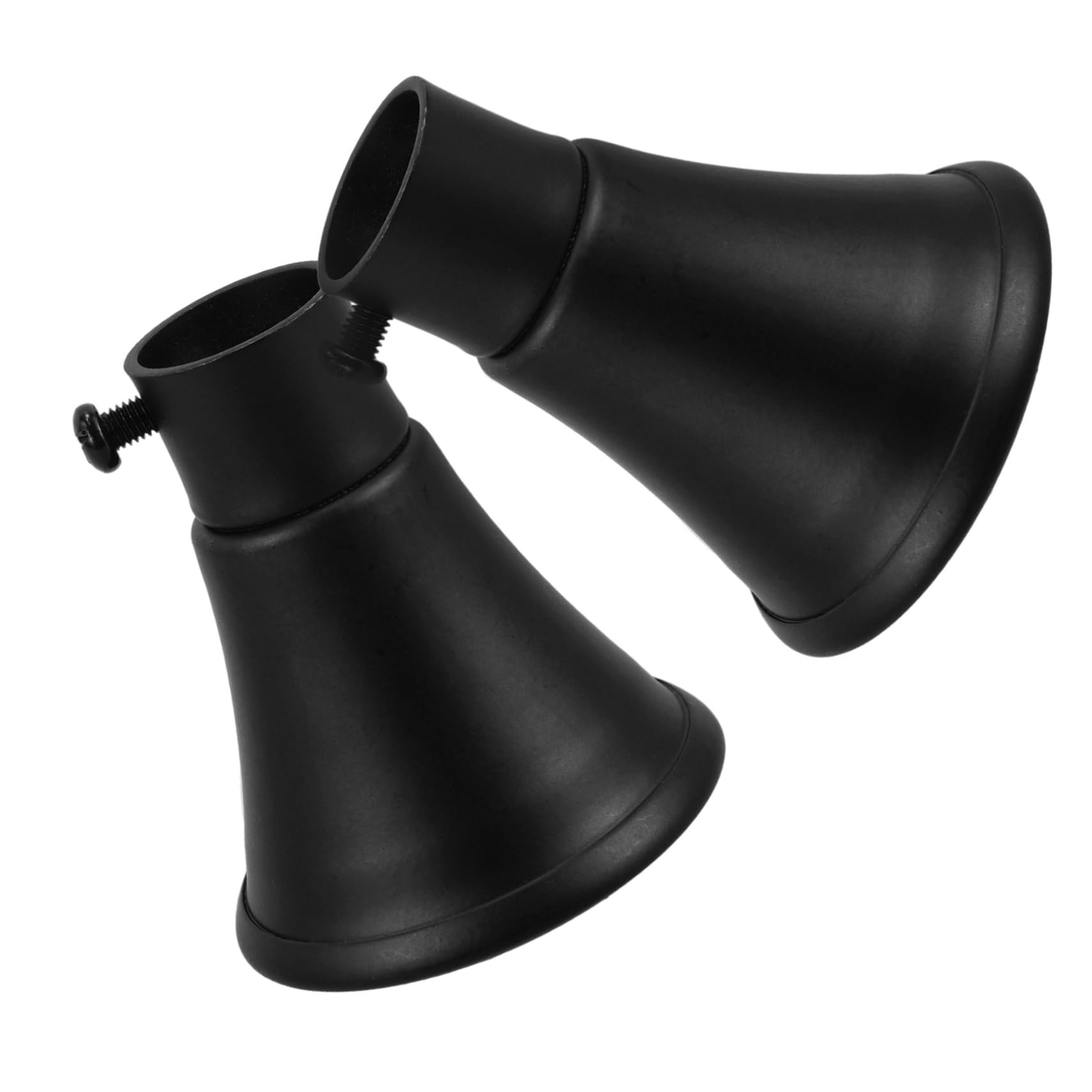 HOLIDYOYO 2pcs Curtain Rod Finials for Home Decoration Elegant Decorative Caps for Curtain Rods Easy to Install for Living Room Bedroom and Dining Room