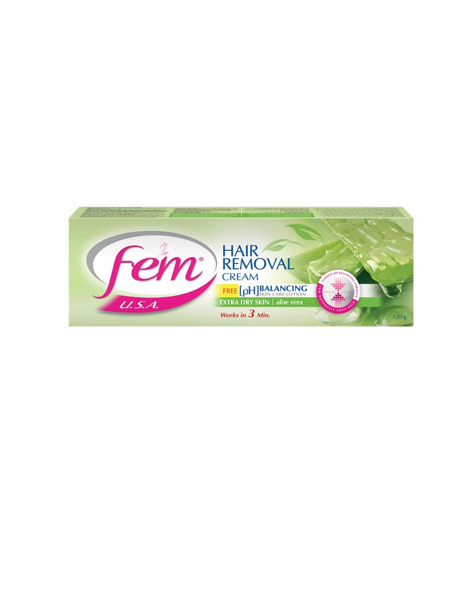 FEMUSA Hair Removal Cream - Aloe Ve, 120 ml