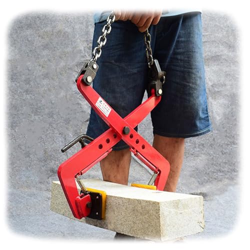 Adjustable Paving Slab Lifter - Heavy-Duty Stone Lifting Clamp for