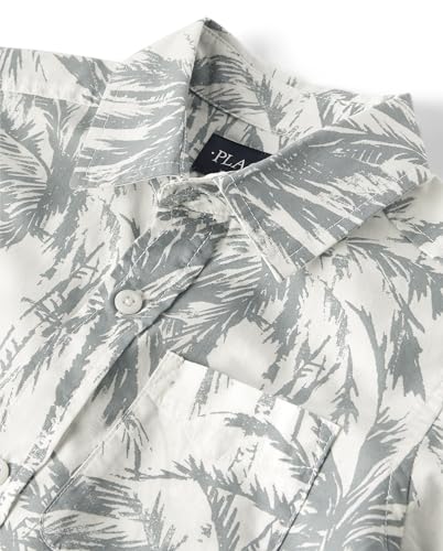 Image of The Children's Place boys Short Sleeve Button Up Shirt