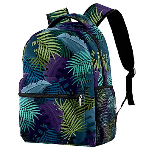 Sac à dos décontracté multicolore homme femme avec imprimé feuilles de roses
