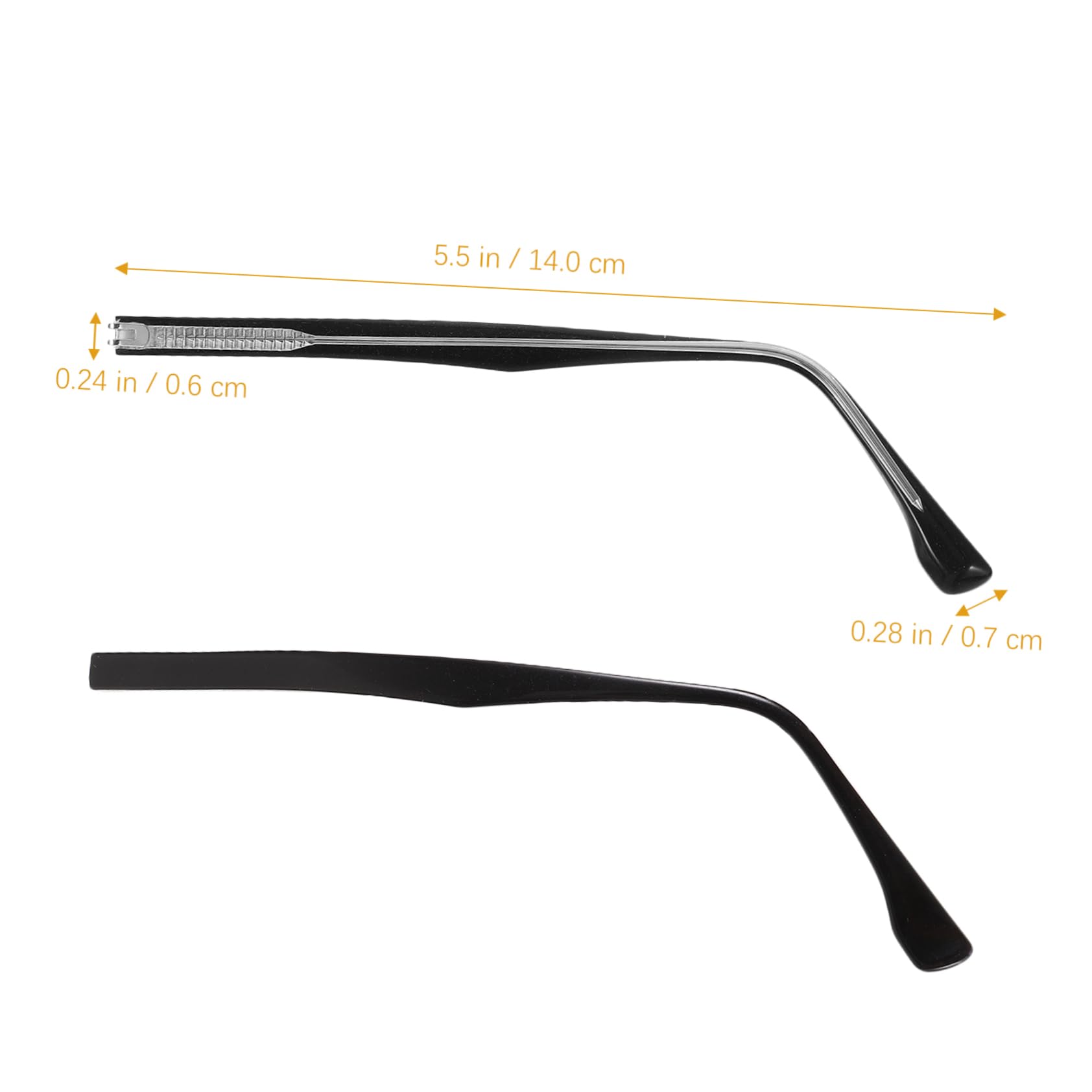 Ipetboom Glasses Screws Replacement Parts Eyeglasses Arm Legs Temple Pads for Glasses