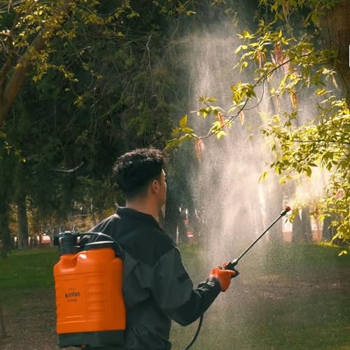 Miniatura 9 de Cofan Pulverizador De Espalda Manual 12l Profesional, Con Lanza 50 Cm Y 3 Boquillas, Presión 3 Bares, Ergonómico, Ligero Y Resistente