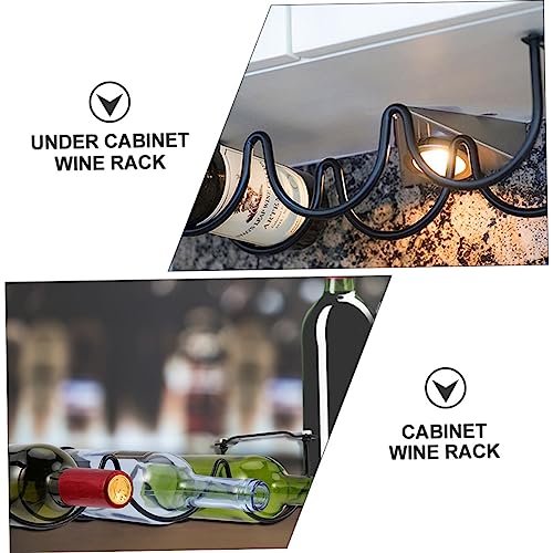 Soporte para Botellas de Vino Negro Garneck de Hierro miniatura 4