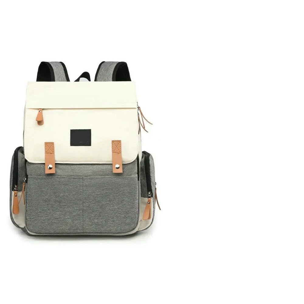 JJDFW Zaino da viaggio per la mamma Borsa per pannolini impermeabile di grande capacità borse maternità moda passeggino