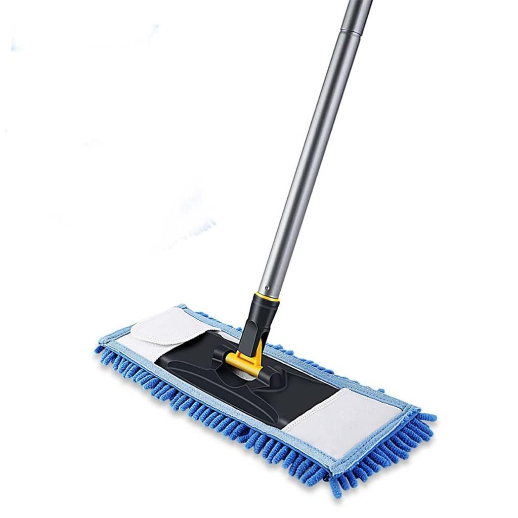 Balai serpillère plat à double action sec et humide pour carrelage et marbre