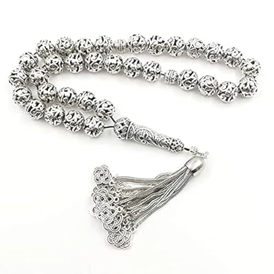 Islamic Turkish Jewelry: Big Size Silver Tasbih France Ubuy