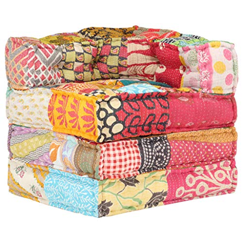 vidaXL Pouf Modular Sitzpouf Sitzpuff Sitzhocker Bodenkissen Sitzkissen Ottomane Hocker Chaiselongue Schlafsofa… – Bild 7