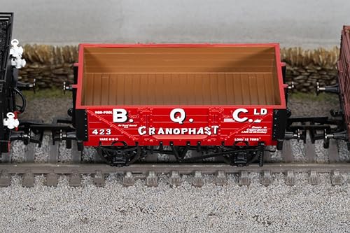 Hornby, R60295 BQC 4 Plank Wagon No423 Train Toy, 00 Gauge Wagons & Freight for Train Set Models for Adults - Image 4