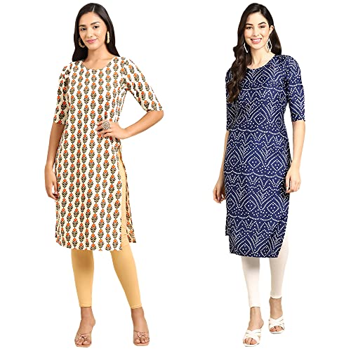 Image of Pinkmint Women's Crepe Regular Kurta