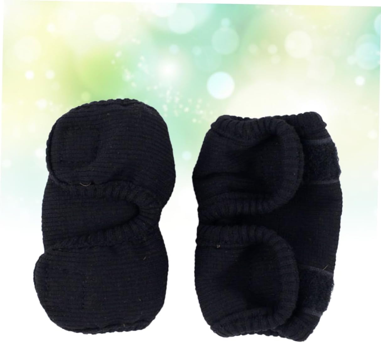 balacoo 3pairs Dog Leg Warmers Pet Leg Sleeves Dog Protectors Prevent Licking Support Recovery Black