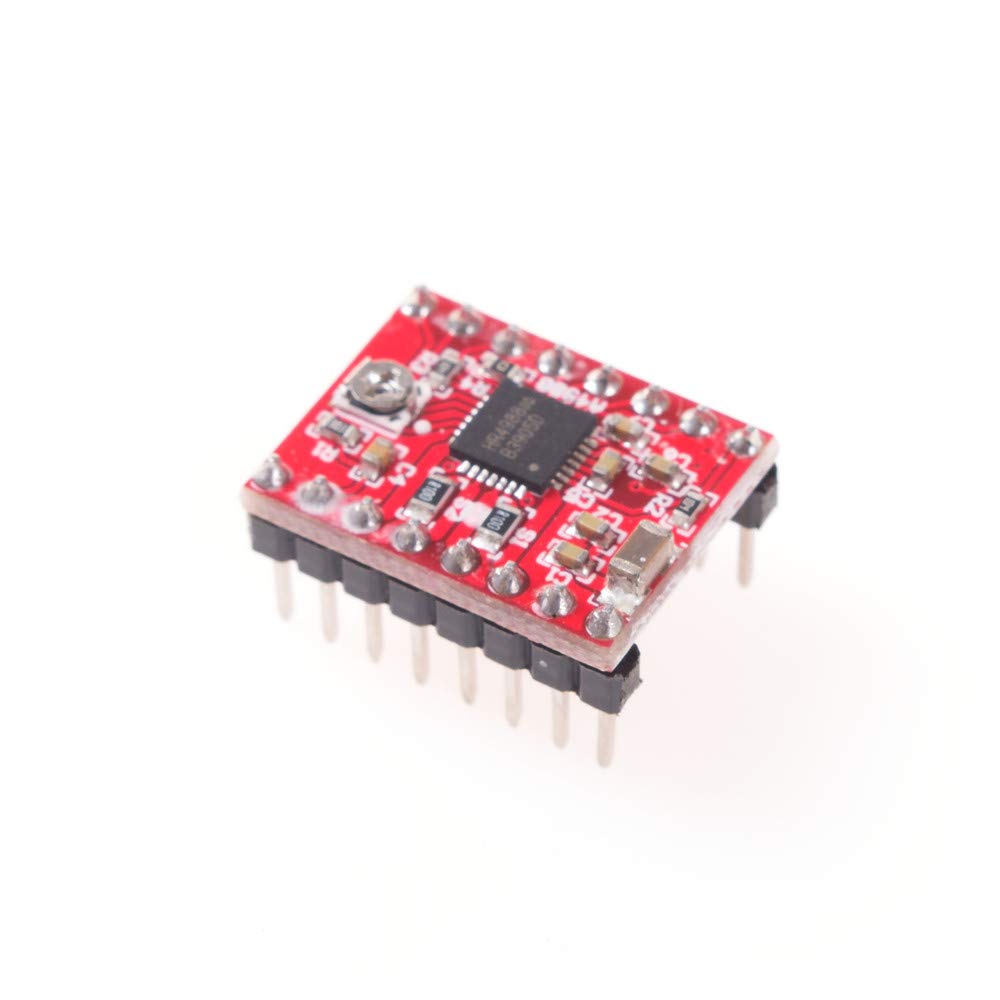 5 sztuk Stepper Driver A4988 Stepper Motor Driver Module z radiatorem do drukarki 3D Reprap