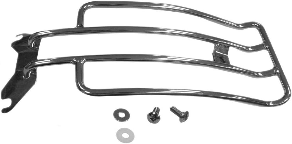 HardDrive Luggage Rack - Solo (Chrome) Compatible with 05-17 Harley FLSTF