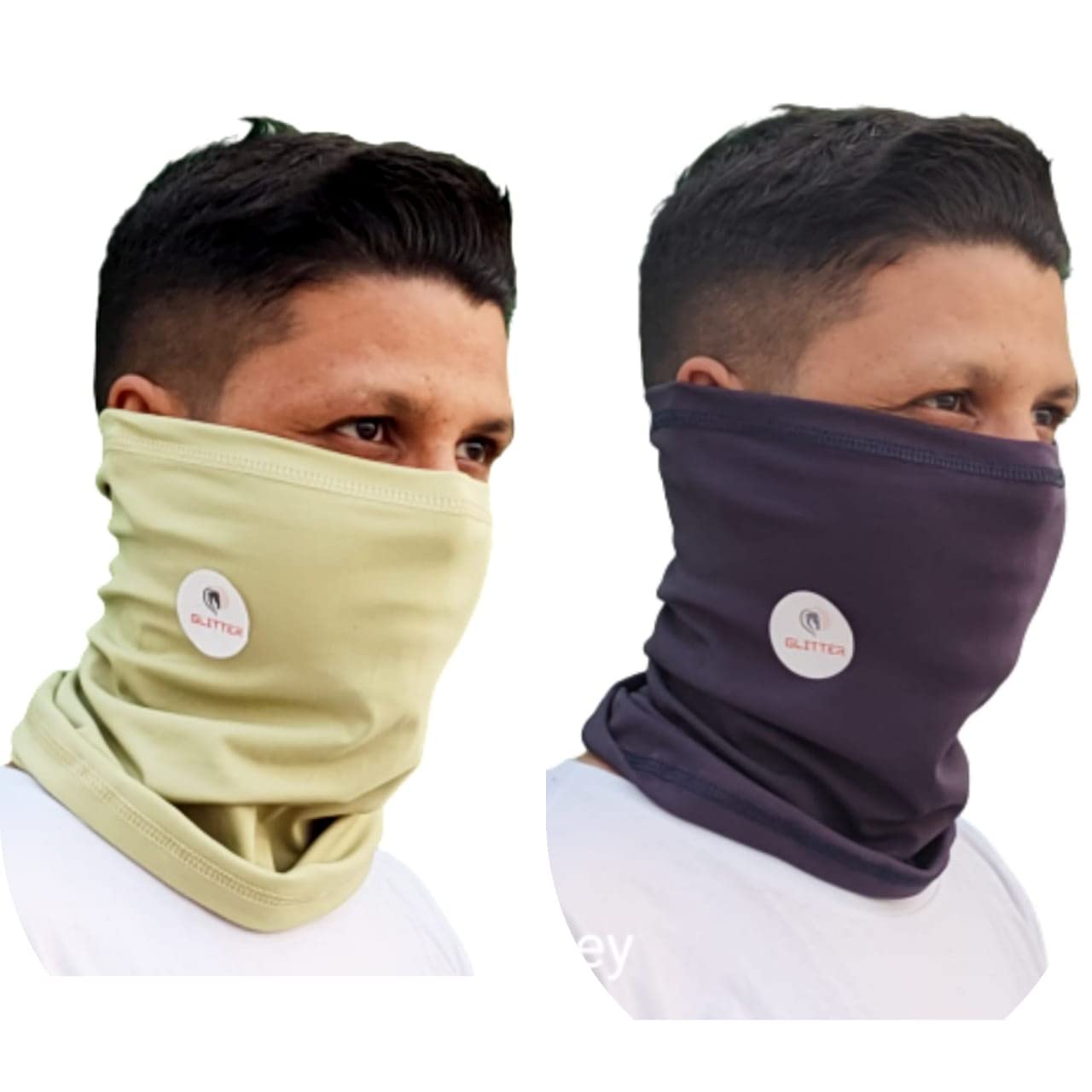 Glitter Multicolor Men & Women, Anti Super Soft & Comfort Fit, Breathable Multipurpose Face Sports Scarf, Face Protection from Sun and Dust For Sports Activity Cricket Tenise,