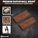 SNIGJAT Guitar Wall Mount 2 Pack, Wood Guitar Hanger Wall Hook with Screws, Guitar Stand Wall Mount Holder for Acoustic Guitar, Banjo, Bass,Guitar Accessories Gifts for Guitar Players