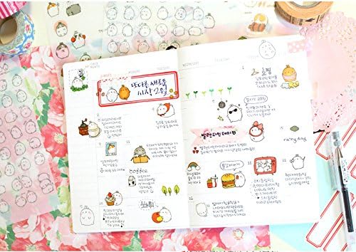Cute Bunny Rabbit Charactor Sticker Diary Scrap Book Scrapbooking Decor Decoration 6 Sheets Lot Korean Stationery by Cupid Gift Shop