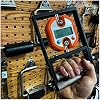 Digital Force Gauge, Metal Digital Hand Dynamometer Grip Strength Measurement Meter Auto Electronic Hand Grip Wrist Forearm Finger Muscle Developer for Measurement