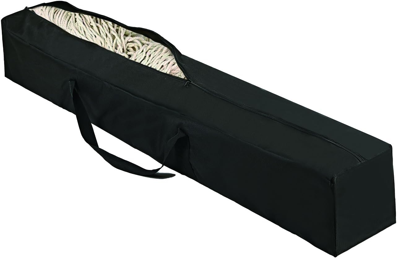 Oversized Hammock Storage Bag Heavy Duty Hammock Cover – 62”L x 10”W – Portable Steel Hammock Stand Carrying Bag with Strap Carry Holder – Durable and Waterproof, Black