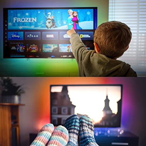 Nexlux Rgbic Led Lights For Tv,14.7Ft Dream Color Chasing Tv Light Strip Quickly Install Simple App Controlled For For Large Size Tv/Monitor Backlight Diy Colors Tv Led For Gaming Lights #TOP5
