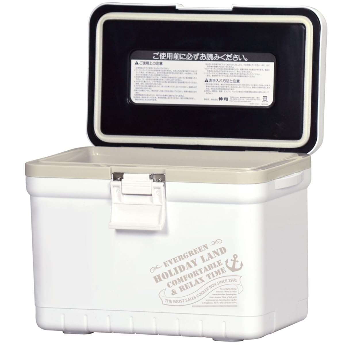 Amazon | クーラーボックス ホワイト 保冷 釣り キャンプ アウトドア