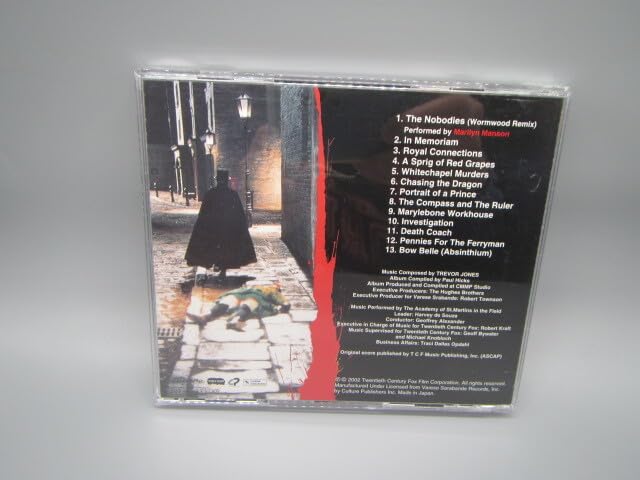 未開封CD○フロム・ヘル オリジナル・サウンドトラック トレヴァー