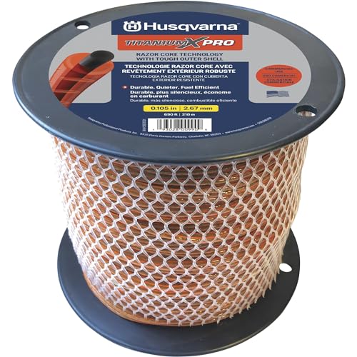 Husqvarna Titanium XPro Trimmer Line 0.105in.Dia. x 690ft.L 3-Lb. Spool