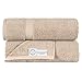 Turkish Luxury Hotel & Spa 35x70 Bath Sheet Set of 2, Turkish Cotton, Organic, Eco-Friendly, Taupe
