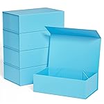 Gift Boxe 12 x 6 x 4 with Magnetic Closure Lid Gift Boxes for Presents,Bridesmaid Gifts Box,Cute Box,Birthday Gift box,Luxury for Gift Packaging, Magnetic Gift Box for Wrapping Gifts (Blue/5PCS)