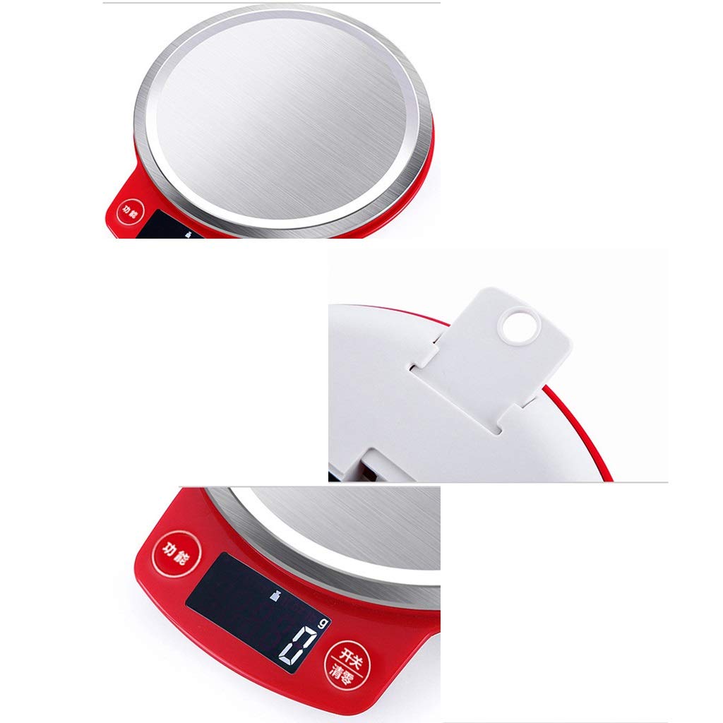 3kg/0.1g Kitchen Scales Food Scale for Baking Cooking Electronic Stainless Steel or Fruit and Vegetable Digital Display 10.8