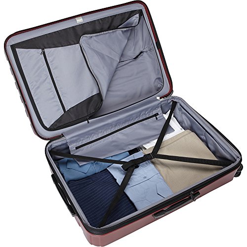Image of DELSEY PARIS Titanium Hardside Expandable Luggage with Spinner Wheels, Silver, 3-Piece Set (21 /25 /29)