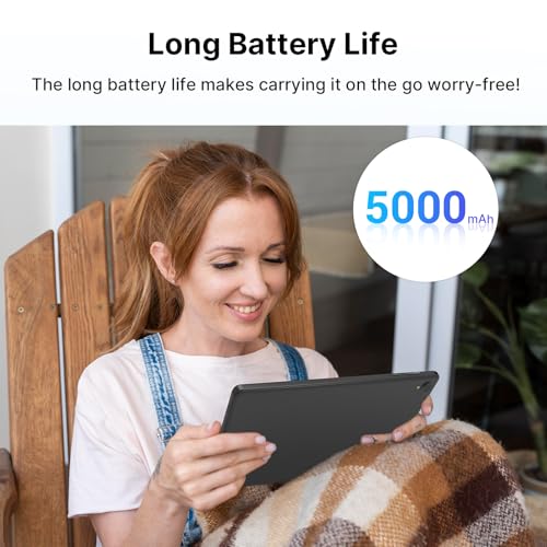 Image of Android 13 Tablet, 10.1-inch Android Tablet HD Display, 64GB ROM, 8 GB RAM, 512GB Expandable Storage, Octa-Core Processor, Dual Cameras, 5000mAh Battery, WiFi & Bluetooth, Space Gray